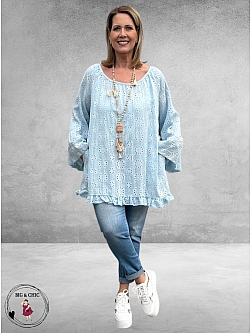 NC Tuniek Carmen Style Lichtblauw